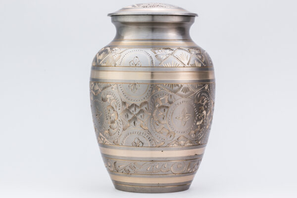 Platinum & Golden Brass Urn